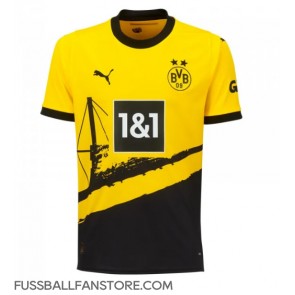 Borussia Dortmund Replik Heimtrikot 2023-24 Kurzarm